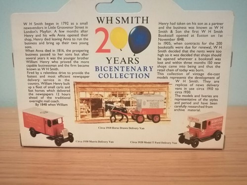 Lledo Days Gone WH Smiths Bicentenary Horse Drawn Wagon - Picture 3 of 9