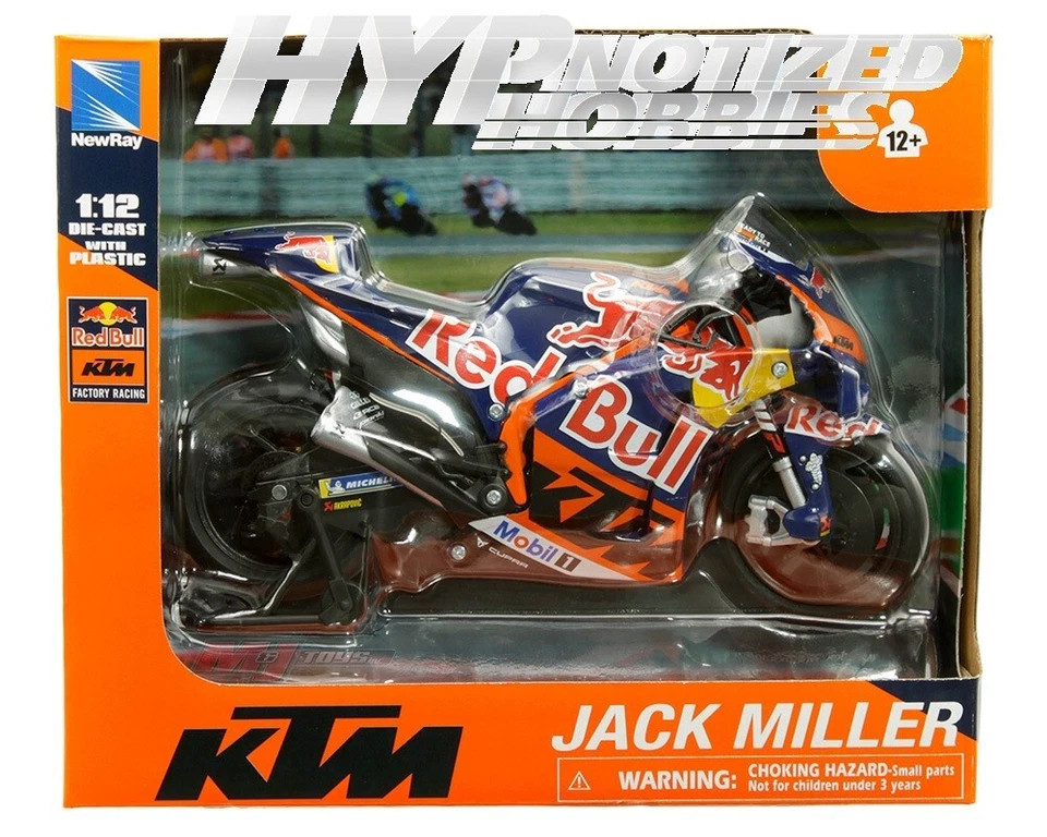 NEW RAY 1:12 KTM RED BULL FACTORY RACING MOTOGP #43 JACK MILLER 58393 - Image 2 of 3