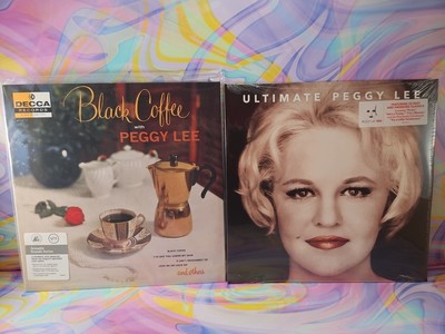 Lot of 2 Peggy Lee Records: Ultimate Peggy Lee, Black Coffee (New Verve)
