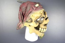 PIRATE HALLOWEEN MASK Captain Jack Vinyl 3/4 Rubie's Costume Style 4431