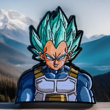 Dragon Ball Z  Vegeta Embroidered Hook/Loop Morale Patch