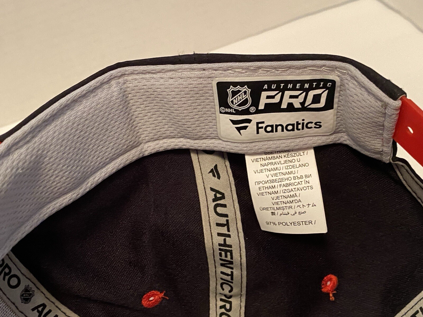 New Jersey Devils Black Red Adjustable Snapback H… - image 17