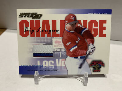 Magglio Ordonez 2003 Donruss Studio Big League Challenge /100 Event Worn #BLC-43
