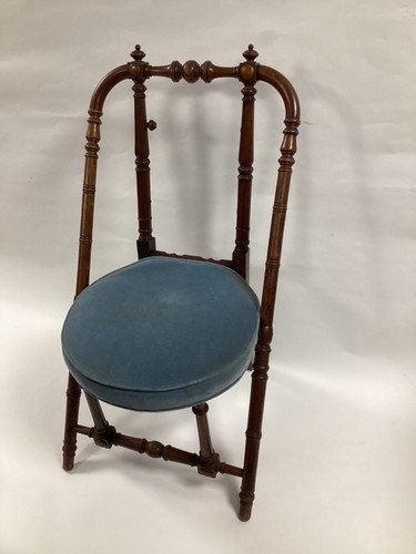 Antique Victorian Carved Walnut Rocker Chair by George Hunzinger Circa 1869 NY - Picture 2 of 17