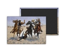 Aiding a Comrade-Remington Frederic-Magnet Frigo 54x78mm