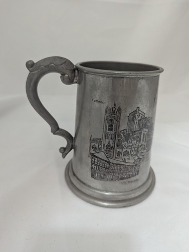 Vintage Pinder Bros Pewter The Manchester Tankard English Pubs British Made - Picture 4 of 6