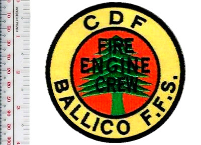 Hot Shot Wildland Fire Crew California CDF Ballico Forest Fire Station NO TARIFF