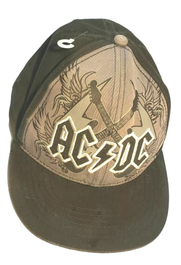 AC/DC Hat Cap,1 Size Stretch Band 100% Cotton Concept… - Gem