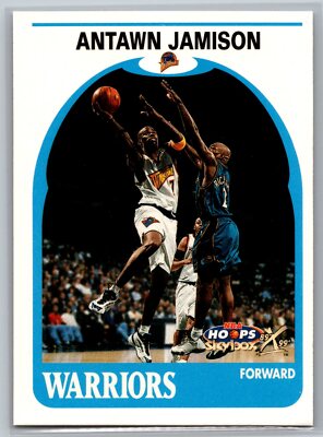 1999 Hoops Decade  Basketball #24 Antawn Jamison  Golden State Warriors