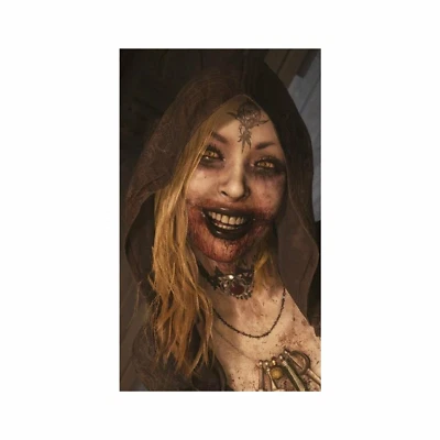 Bela Daniela Cassandra Dimitrescu Forehead Temporary Tattoo Set of 2 or 4