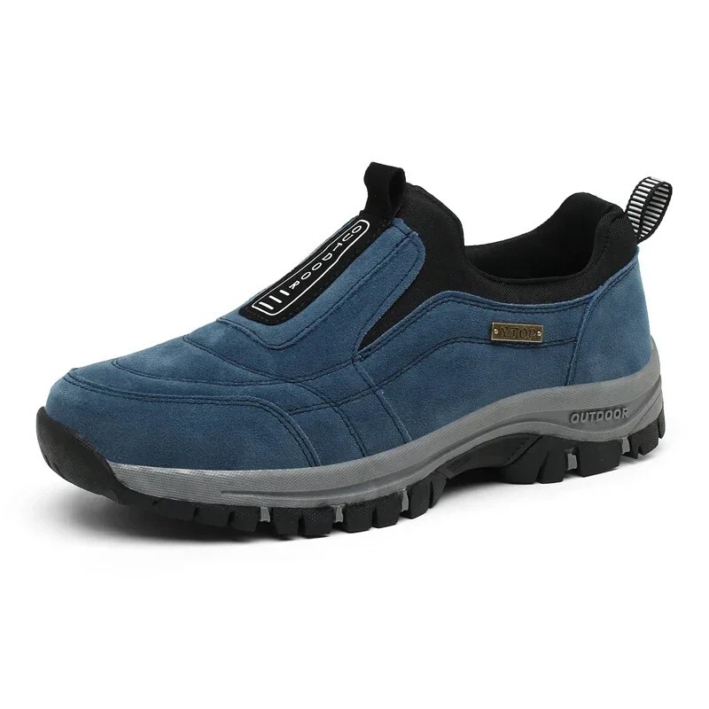 Chaussure de randonnée respirante homme Kanyon en maille grise pour marche extérieure