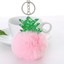 thumbnail 39 - 2020 New Cute Pineapple Fur Ball Keychain Bag Car Pendant Keyring Birthday Gifts