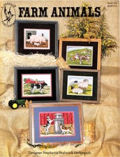 Farm Animals Counted Cross Stitch Chart collection not a book 