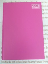 Image of 2024 Desk Diary or as Scrap Book A4 A5 Day A Page Hardback Academic Planner