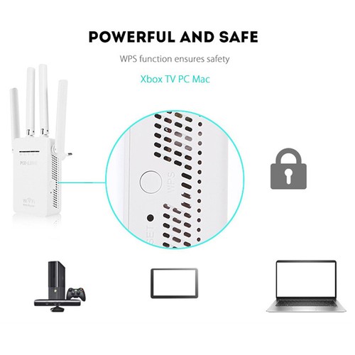 PIX-LINK WR09Q Wireless WiFi Repeater Router 300Mbps Network Signal Booster - 第 2/20 張圖片