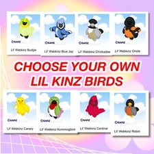 Webkinz Classic LIL KINZ BIRDS Virtual Adoption Code Only, Choose Your Own