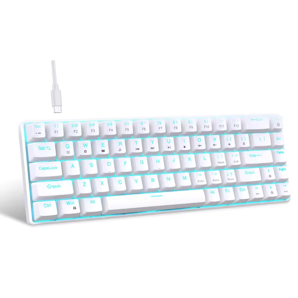 Compact and Durable Mechanical Keyboard for Enhanced Typing Experience