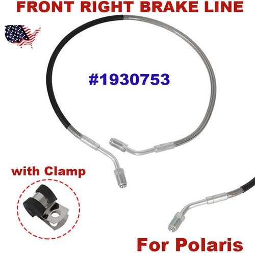 Front Left &amp; Right Brake Line W/Fitting For Polaris Sportsman 400 500 600 700