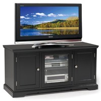 Leick Black Hardwood Tv Stand, 50-inch, New, Free Shipping on sale Leick Black Hardwood Tv Stand, 50-inch, New, Free Shipping on sale