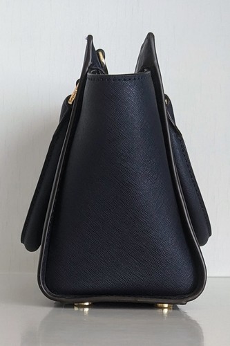 Michael Kors Selma Medium Navy Leather Satchel NWT - Picture 7 of 11