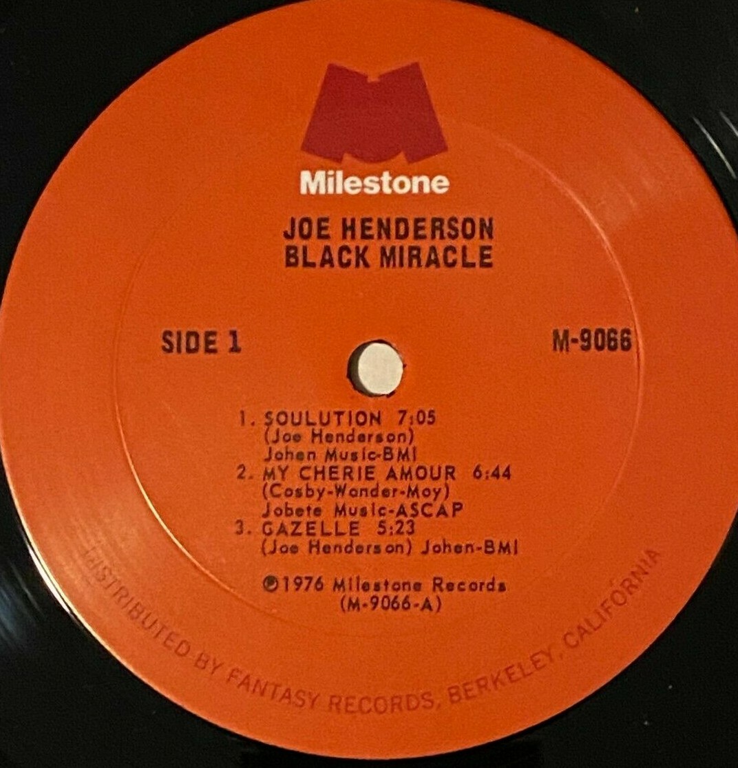洋楽 JOE HENDERSON / BLACK MIRACLE Black Miracle - Wikipedia