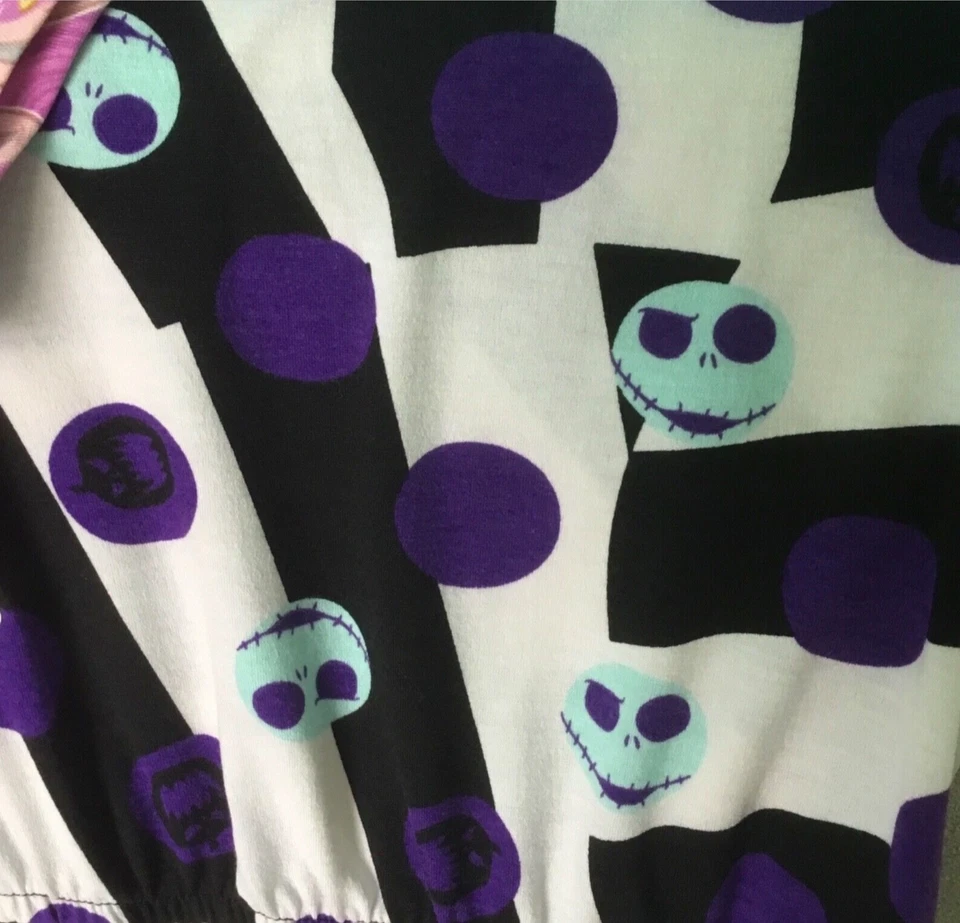 Vestido Lularoe Disney Pesadilla Antes de Navidad MAE Niños Talla 2 Foto 2 de 2