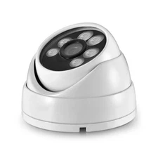 Full Color 5MP POE IP Camera Dome Metal Audio Wide Angle 2.8mm Human detection