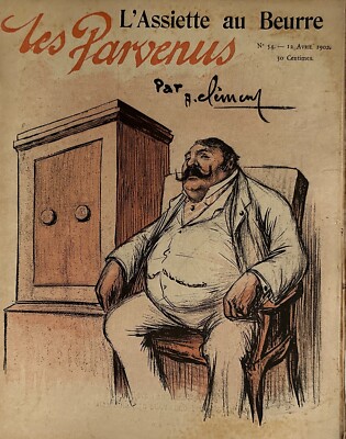 ASSIETTE AU BEURRE 1902 N° 54 LES PARVENUS Lithographie Par A. CLEMENT