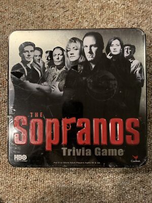 The Sopranos Trivia Game HBO Collectors Tin Brand Cardinal Industries New