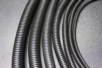 5 FT 5/8 INCH BLACK SPLIT LOOM TUBING CONDUIT POLYETHYLENE WIRE SLT58