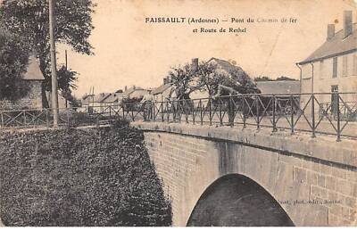 08 - FAISSAULT - SAN58070 - Pont über Chemin de Fer Und Route de Rethel - En l'é