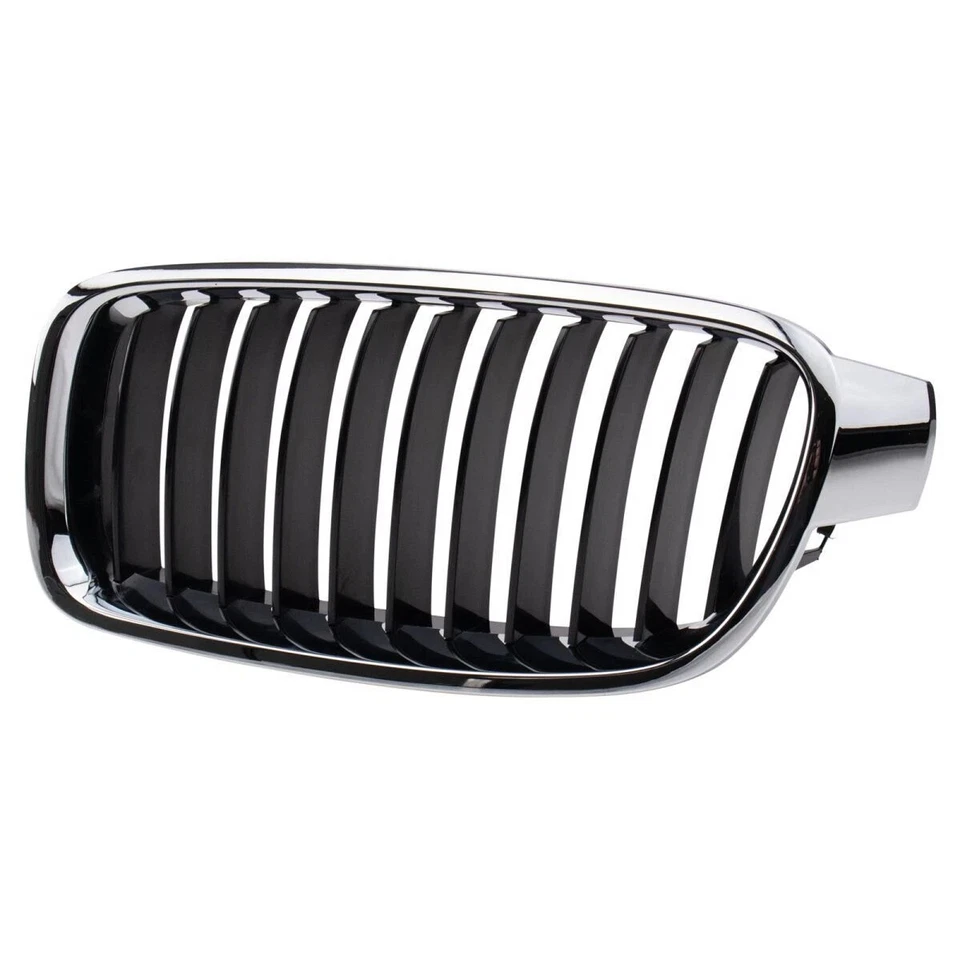 For 2012-2016 328I 335I ACTIVEHYBRID 3 BMW Front Upper Grille Chrome Trim S - Image 4 of 4
