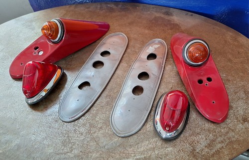 Pair of Rear Headlights - MGA 1600 - Lucas Originals - MG A - COMPLETE!!! - Picture 4 of 7