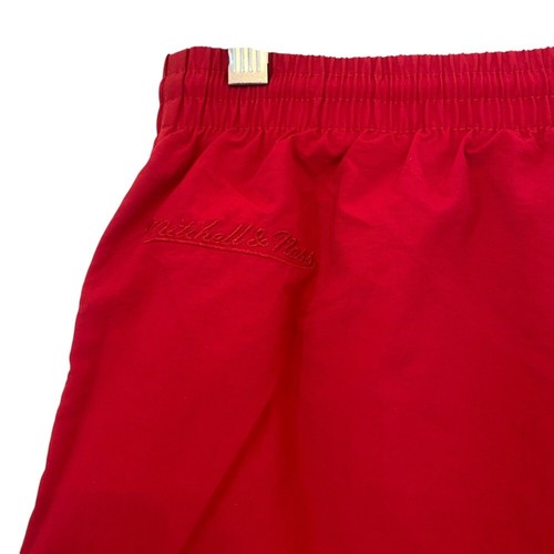 Ohio State Shorts NEW Mitchell Ness Men NCAA Team Heritage Woven Buckeyes Red XS - Picture 6 of 14