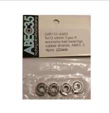 ABEC 35 BEARINGS  5X12X4MM , 4PC, TYPE X, MR125-XSG  HC_OZ
