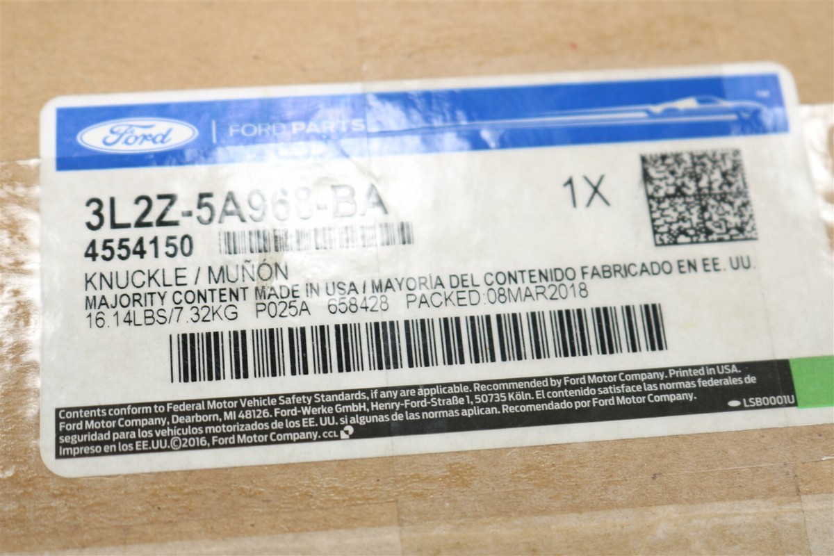 NEW OEM Ford Suspension Knuckle Rear RH 3L2Z-5A968-BA NEW OEM Ford Suspension Knuckle Rear RH 3L2Z-5A968-BA