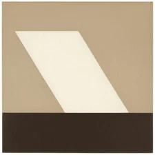 Medium Abstract Painting 2x2 ft. Post-Modernism Geometric Demrin Cubism II NEW