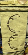 REGAL COMFORT “Tan DEER Antlers￼” TABLE RUNNER 15”x36”