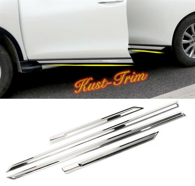 Stainless Chrome Side Door Body Molding Cover Trim 4X For Nissan Rogue 20142020 eBay