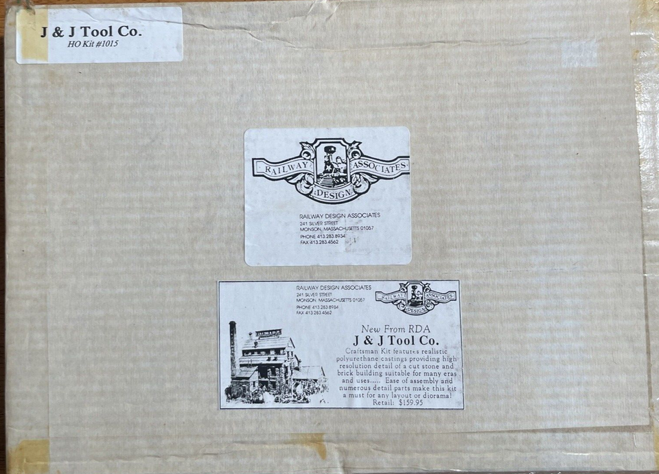 Railway Design Associates 'J & J Tool Co.' HO eBay