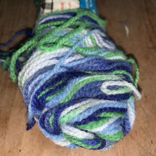 Vintage Skein Red Heart Clansman Sport Yarn Oban #924 Lismore 2 Ply Blue Green - Picture 4 of 6