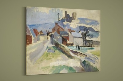 Robert Delauney - La Route De Laon - Art Print on Paper or Canvas