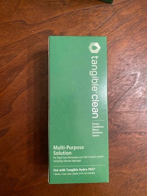 3.4oz Tangible Clean Multi-Purpose Contact Lens Solution