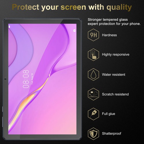 3x Tempered Glass for Huawei MatePad T 10 (9.7 inch) / T 10s (10.1 inch) Display - Picture 2 of 7