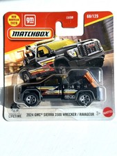 Matchbox 2024 GMC Sierra 3500 Wrecker 1/64 Die Cast, Black, Brand New, Sealed