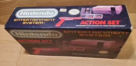 Juego de acci&oacute;n consola Nintendo NES vintage completo en caja (CIB)
