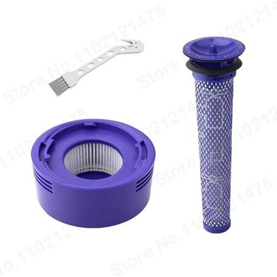 Replacement HEPA Post + Pre Filters For Dyson V7 V8 Absolute Fluffy SV10 SV11Vie