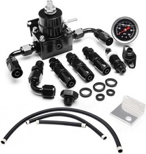 EFI Fuel Pressure Regulator Kit with Bypass Return 0-100psi Pressure Gauge