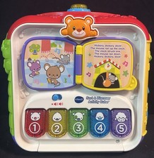 Vtech Sort and Discover Activity Cube Blocks Songs Sounds Animals Lights
