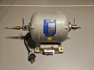 Dental Polishing Lathe for Lab Two Speed Baldor 350 1/6 Horsepower 115 EXCELLENT